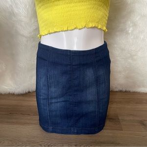 Denim Mini Skirt